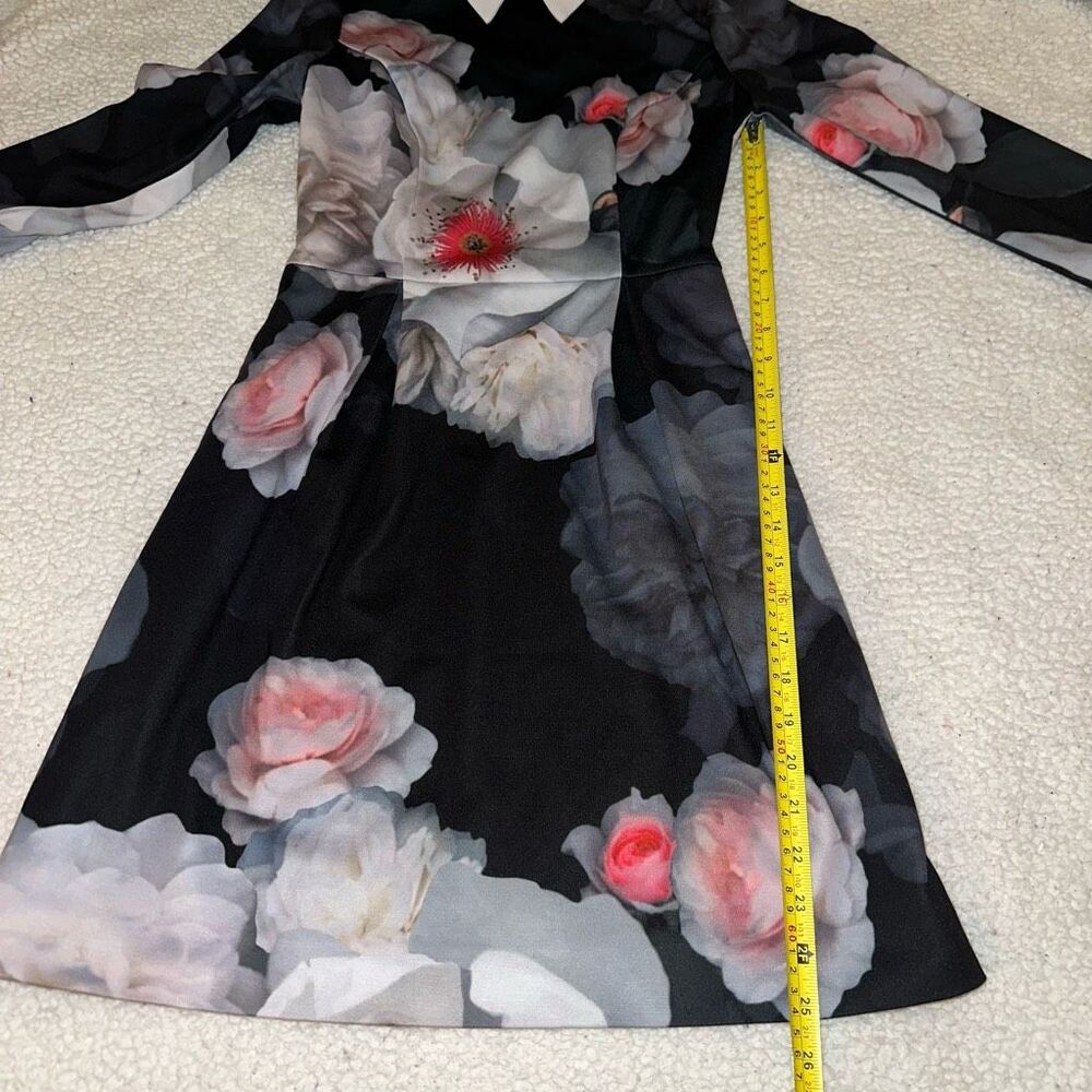 Ted Baker Kaleesa Chelsea Collared Flower Dress Size 1 (XS) EUC - Picture 14 of 16